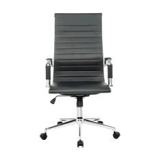 Cadeira Manhattan Presidente Com Estrutura em Aço Cromado Fratini