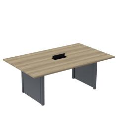 Mesa de Reunião 2000x1200 Mrcpb2012pp Nogueira casblanca/Grafito