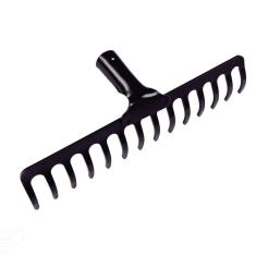 Ancinho Curvo Pesado Com 14 Dentes Tramontina Em Aço Sem Cabo Tramontina