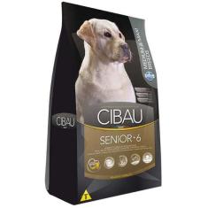 Ração Farmina Cibau Senior +6 para Cães de Raças Médias e Grandes com 6 Anos ou Mais de Idade - 12 Kg