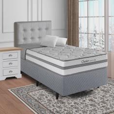 Cama Box Solteiro Molas Maxspring 88x188x24cm Chester Herval