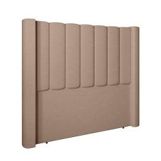 Cabeceira Para Cama Box Solteiro 90 Cm Rania Linho Bege I02 - D`rossi