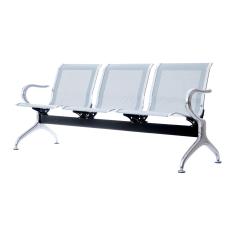 Cadeira Longarina Aeroporto Cromada 3 Lugares - Sala de espera
