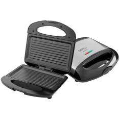 Grill e Sanduicheira S-07 Premium 800W Mondial, Preta e Prata, 110V