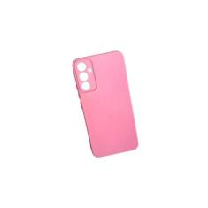 Capa Aveludada + Película Vidro Compatível Para Samsung A35 - DB, Rosa