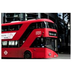 Quebra-cabeça Ônibus de Londres 300 peças em MDF