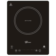 Cooktop 1 Boca de Indução Fischer com Mesa Vitrocerâmica e Display Digital Preto