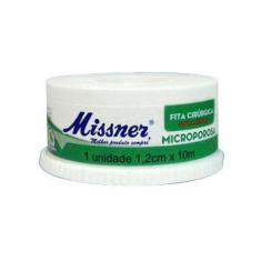 Micropore 1,2cmx10m Branco com Capa Missner