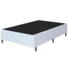Base Box para Colchão Casal Umaflex Itália 31x138x188cm - Branca