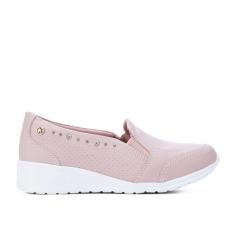 Tênis Kolosh Feminino Slip-On Calce Fácil Rose