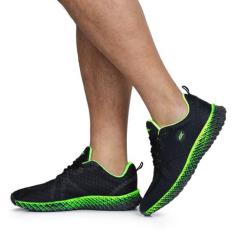 Tenis Masculino Esportivo Ascensions Extra Macio Confortavel, Preto, V