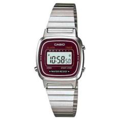 Relógio Casio Feminino Vintage LA670WA-4DF., Prata