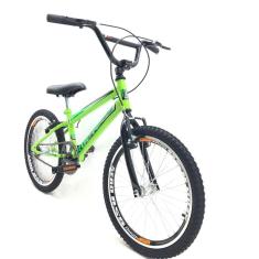 Bicicleta infantil aro 20 cross bmx sport verde - route bike