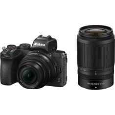 Câmera Nikon Z50 Mirrorless Kit Com Lentes 16-50mm + 50-250mm