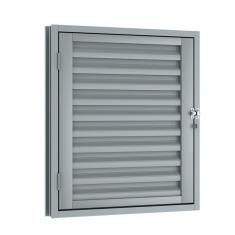 Porta de Aço 1 Folha para Alçapão Laminado 60cmx60cm Riobras Cinza