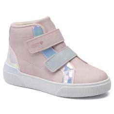 Tênis Infantil Klin Menina Sky 006 Rosa Claro/Azul Candy-Feminino