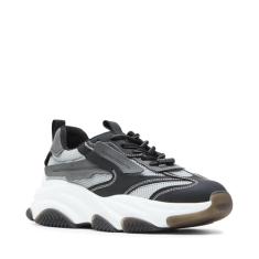 Steve Madden Tênis masculino Possess, Cinza escuro, 41