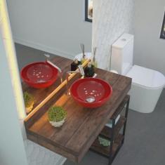 Kit Cuba R30 com Torneira Link 1062 Metal e Válvula Click 1 Polegada G Compace