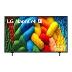 Smart TV LG 50" 4K NanoCell 50NANO80ASA Processador a7 AI 8ª Geração WebOS 25 HDR10 Charcoal Black