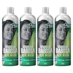 4 Shampoos Hidratantes Soul Power Babosa Aloe Wash 315ml