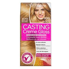 Tintura Semi-Permanente Casting Creme Gloss 800 Louro Baunilha L'Oréal 1 Unidade