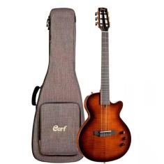 Violão Elétrico Nylon 6 Cordas Cort Nyletric Dlx Tsb Sunset