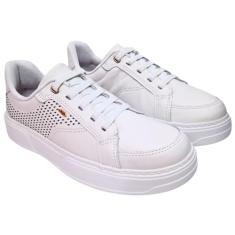 Tênis Casual Em Couro Dakota G9521-01