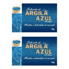 Kit 2 Bionature - Sabonete de Argila Azul 90g - Bio Nature