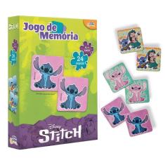 Jogo Da Memória Stitch Educativo 48 Peças Toyster 8075