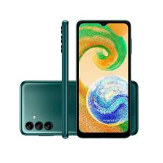 Smartphone Samsung Galaxy A04S 64GB 4GB RAM Câmera Tripla + Selfie 5MP Tela 6.5&quot; Dual SIM - Verde