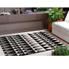 Tapete para Sala 150 x 200 cm Art Black e White Desenho 06 Oasis