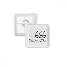 Kit de atualização para jogos com teclado mecânico PBT I am 666 Years Old Age