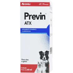 Suplemento Vitamínico Previn ATX para Cães e Gatos - 60 mL