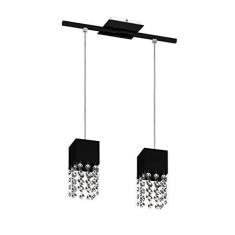 Pendente com Cristais 3292 Jd Molina Preto