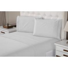 Jogo de Lençol KING 400 Fios 3 Peças Ponto Palito Aconchego Casa Dona,