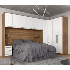 Guarda Roupa Dormitório Modulado Irlanda Casal/Queen Canto - Amêndola 