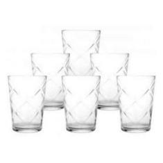 Copo Vidro Nadir Maracatu Conjunto Com 6 De 275Ml, 280 ml, Branco