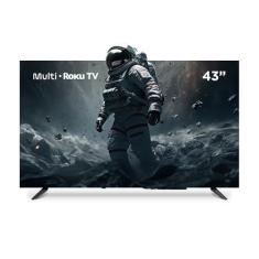 Multi Roku TV 43" Smart DLED Wi-fi 3 HDMI Compatível com Alexa e Google Home - TL056M