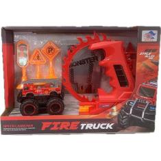 Pista Lançador de Carrinhos de Brinquedo Fire Truck 779-59A - Dorémi -