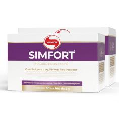 Kit 2 Simfort Mix De Probióticos Vitafor 30 Saches De 2g
