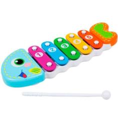 Brinquedo Musical Para Bebê Xilofone De Peixinho Buba 6690