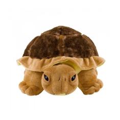 Tartaruga Terrestre De Pelúcia Realista Marrom 27 Cm