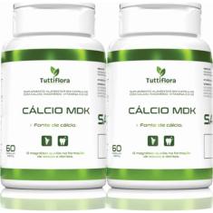 2x Cálcio MDK (Cálcio, Magnésio, Vitamina D e Vitamina K2) 60 Capsulas