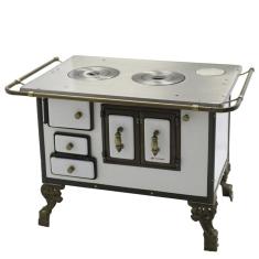 Fogão A Lenha Barroco Venâncio Sem Tampa 03 Branco 3bdbr