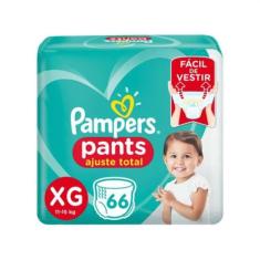 Fralda Pants Ajuste Total XG Pampers 66 Unidades 