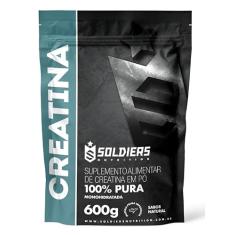 Creatina Monohidratada 600g - 100% Pura Importada - Soldiers Nutrition