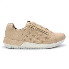 Tênis Usaflex Feminino Elástico com Zíper AH1707-Feminino
