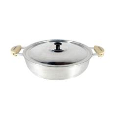 Frigideira Panela Alumínio Fundido Polida Alça Meia Lua 30cm