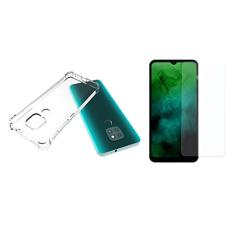 Capinha Antichoque e Película Gel Compatível com Moto G9