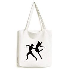 Bolsa de lona Duet Dance Dancer Sports Performance Bolsa de compras casual